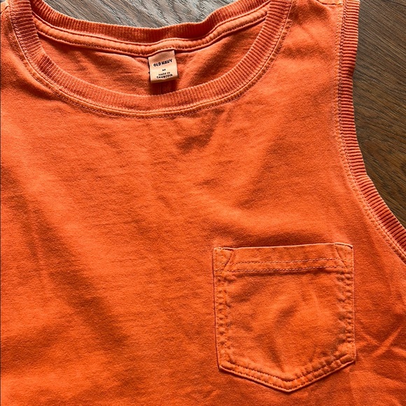 Orange Sleeveless Dress - Picture 2 of 3